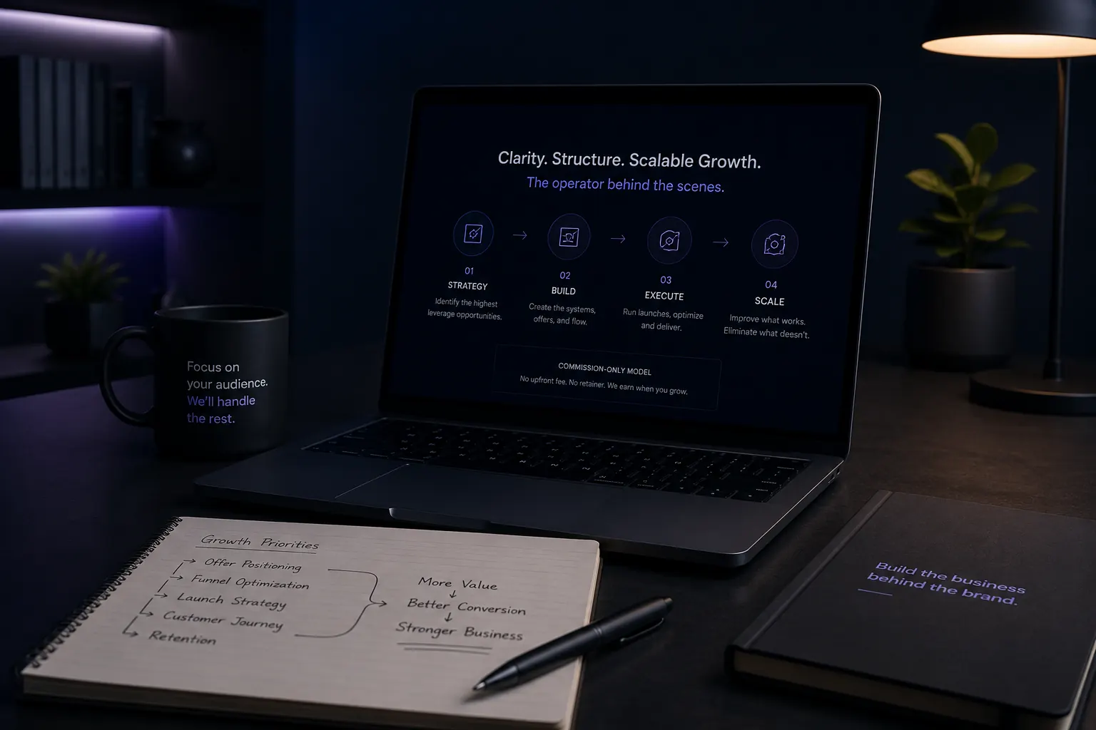 Atlas Leverage workspace — clarity, structure, scalable growth